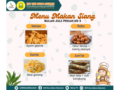 Menu Bulan Juli 2025