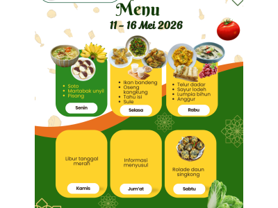 Menu Makan Siang Mei 2026