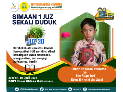 Simaan Juz 30 April 2026