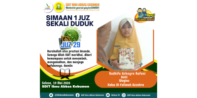 SIMAAN 1 JUZ SEKALI DUDUK